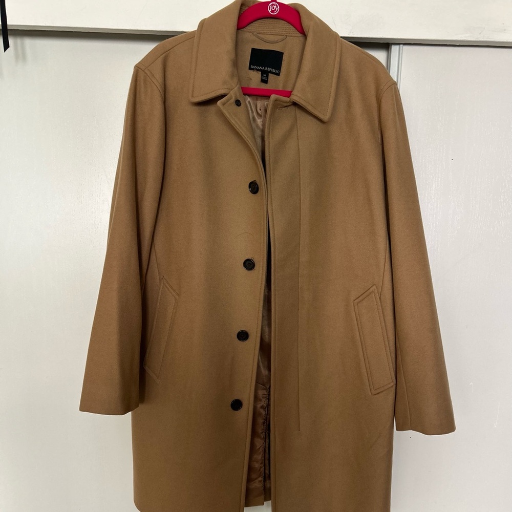 Men’s cotton style trench  banana republic coat
